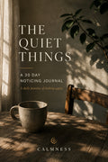 The Quiet Things journal cover